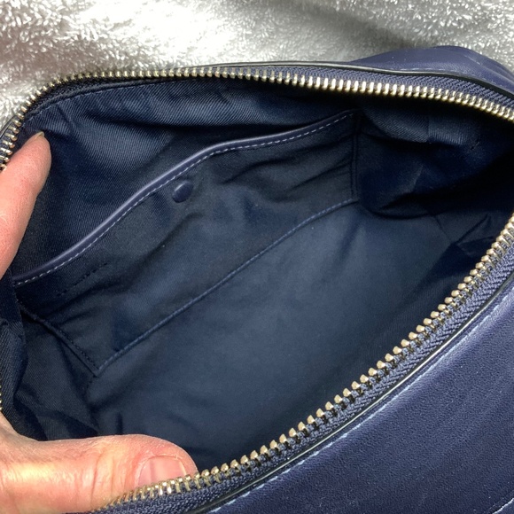 Coach Ace Blue Leather Satchel Crossbody - 37017 - Picture 7 of 16